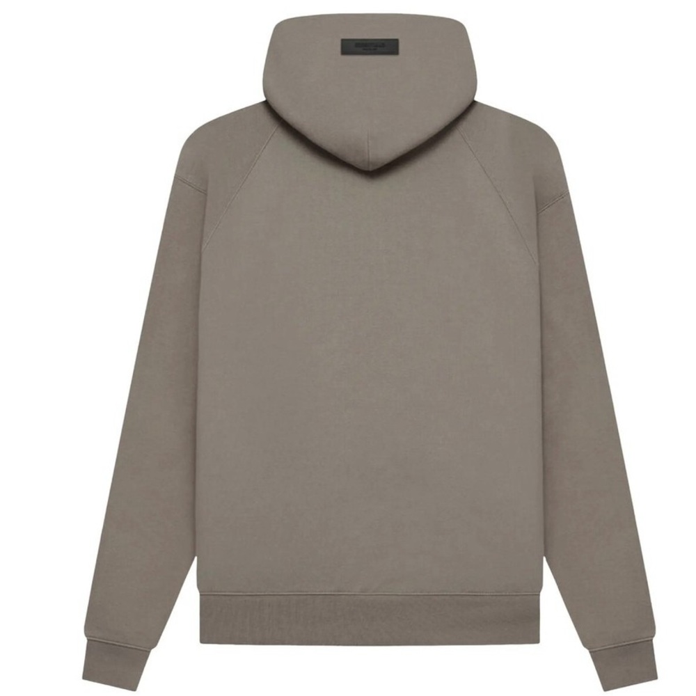 Fear of God Essentials Hoodie Taupe M Oversized Pullover Streetwear Unisex - Picture 4 of 13